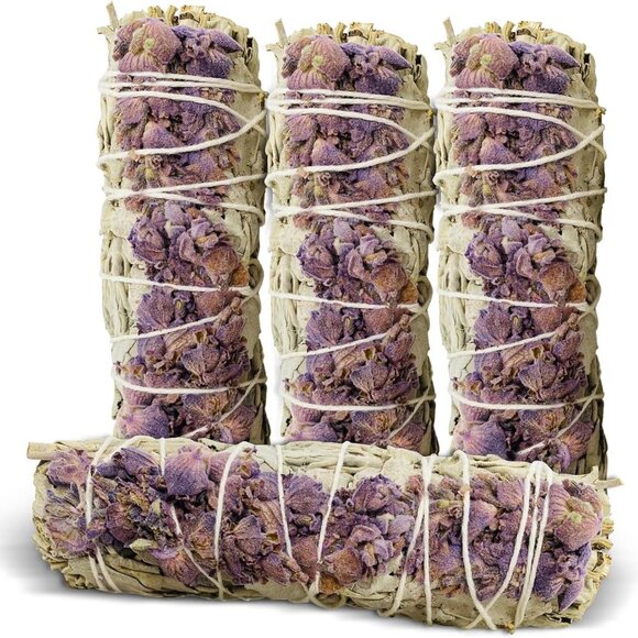 Other - Lavender with White Sage - Sage Incense Sticks for Cleansing Negative Energy, Sa